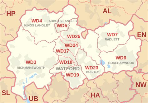 wd18 postcode|watford postcode.